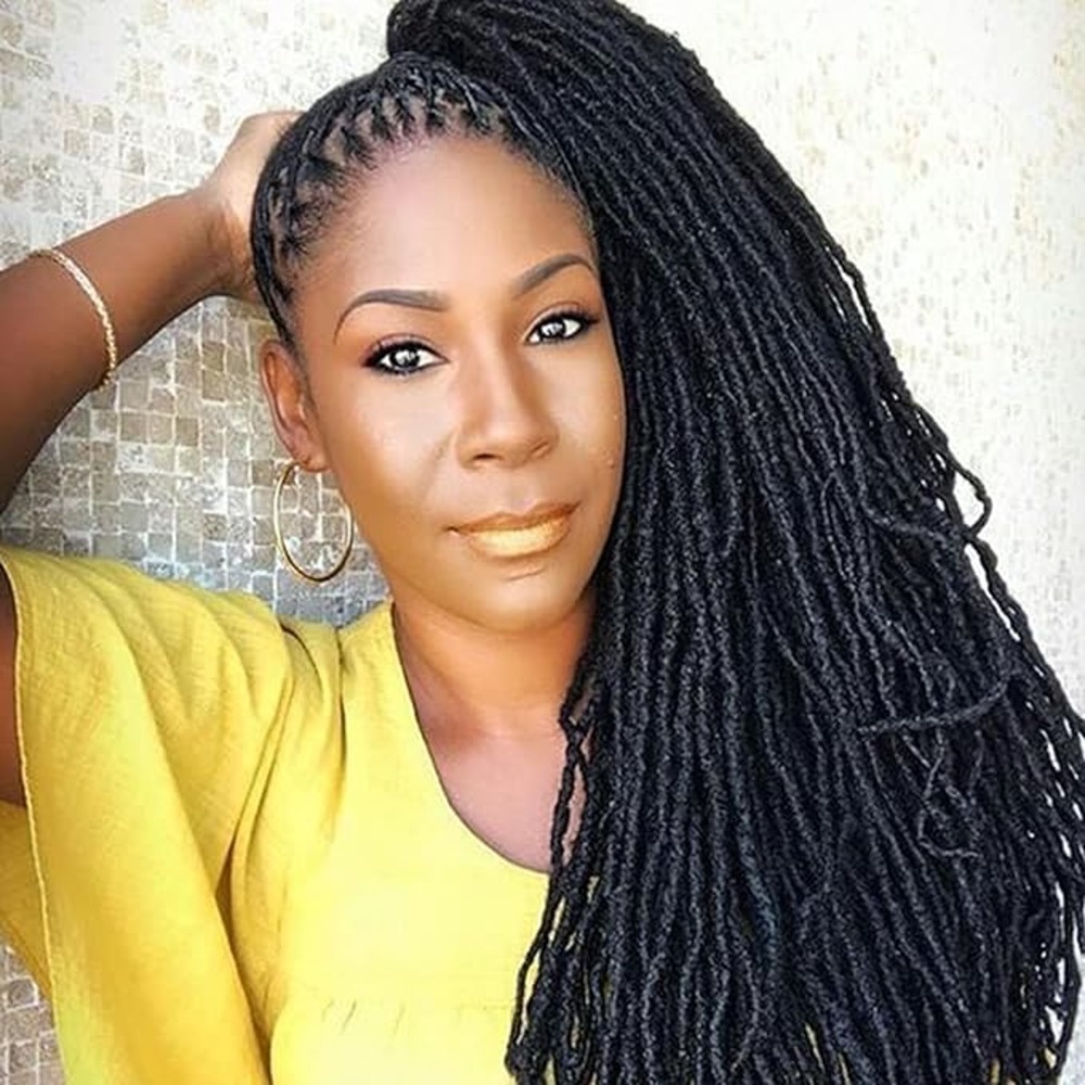 Human hair 0.2 cm 12” dreadlocks